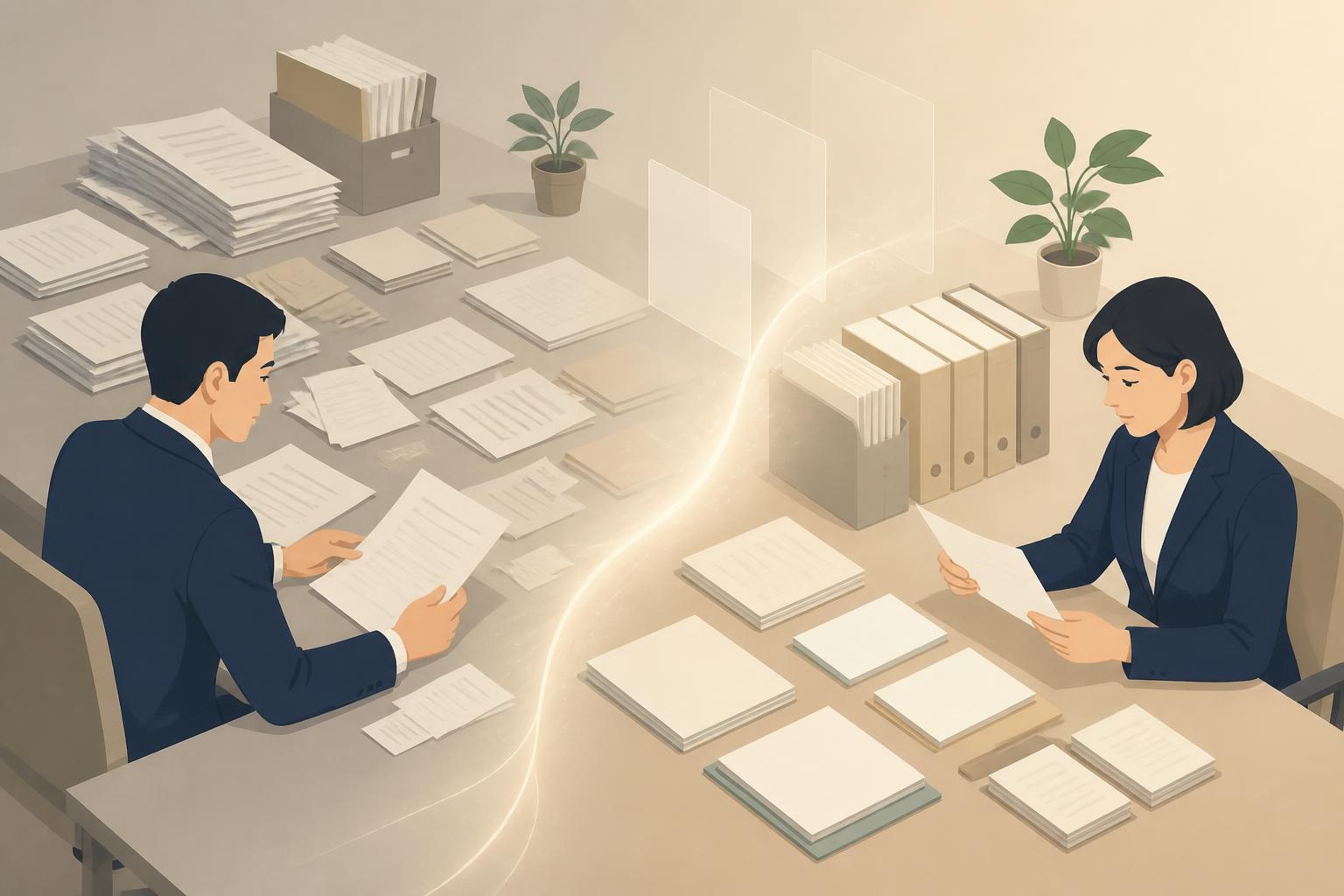 KSK2で変わる国税庁のチェックに備えているイラスト