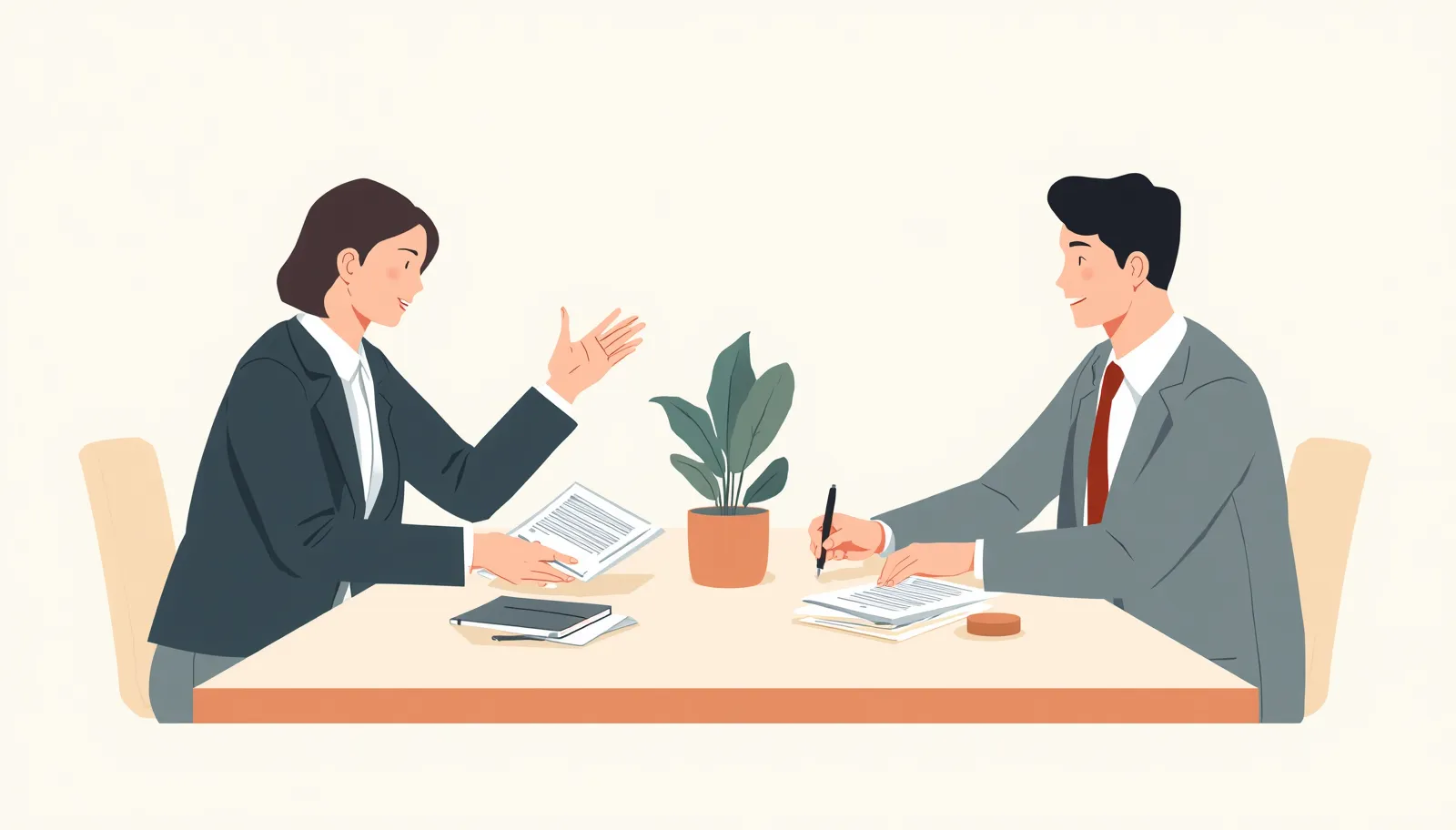 税理士に任せる業務と経営者が担う責任の線引きを整理するイメージ